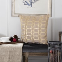 Safavieh Adalie Pillow - Beige/Gold