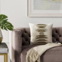 Safavieh Deston Darling Pillow - Beige/Gold/Copper