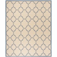 Safavieh LND125N-9 Linden 100 9 x 12 ft. Rectangle Area Rug - Cream & Blue