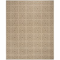 Safavieh LND128D-9 9 x 12 ft. Linden 100 Contemporary Large Rectangular Area Rug, Beige & Cre