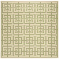Safavieh LND128V-6SQ 6 ft. 7 in. x 6 ft. 7 in. Square Linden 100 Contemporary Area Rug - Crea