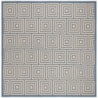 Safavieh LND173N-6SQ 6 ft. 7 in. x 6 ft. 7 in. Square Linden 100 Contemporary Area Rug - Crea