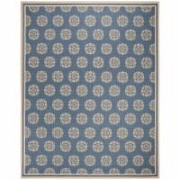 Safavieh LND181N-5 5 ft. 1 in. x 7 ft. 6 in. Rectangle Linden 100 Contemporary Area Rug - Cre