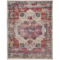 Safavieh MER121A-9 9 x 12 ft. Rectangle Merlot 100 Traditional Area Rug - Cream & Multicolor
