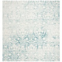 Safavieh PAS403B-7SQ 6 ft. 7 in. x 6 ft. 7 in. Glam Passion Power Loom Area Rug, Turquoise &