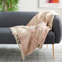 Safavieh Becks Throw Blanket - Beige