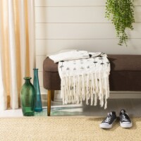 Safavieh Penton Throw Blanket - Grey