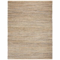 SAFAVIEH Cape Cod CAP307M Handwoven Natural / Blue Rug 6' x 9'