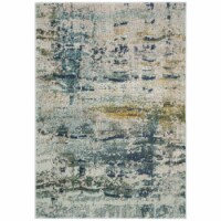 Safavieh MNC259M-4 Monaco Power Loomed Medium Rectangle Area Rug, Blue & Grey - 4 ft. x 5 ft.