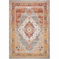 Safavieh PHX158T-8 8 x 10 ft. Phoenix Collection Traditional Rectangle Power Loomed Rug, Oran
