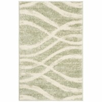 SAFAVIEH Adirondack Collection ADR125X Sage / Cream Rug 2' 6  x 4'