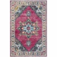 SAFAVIEH Merlot Collection MER108R Fuchsia / Multi Rug 6'-7 X9'