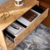 SAFAVIEH Katia 3 Drawer Chest Natural Gold 28