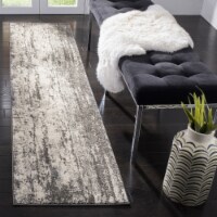 Safavieh SPR121F-28 2 x 8 ft. Spirit Collection Contemporary Rectangle Power Loomed Rug - Gre