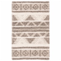 SAFAVIEH Natura NAT104A Handwoven Ivory / Grey Rug 2' X 3'
