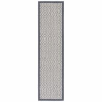 SAFAVIEH Palm Beach PAB612F Grey / Dark Grey Rug 2' x 8'