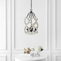 SAFAVIEH Brycen 6 Light 16.5 Inch Pendant | Brass |
