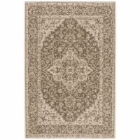 Safavieh BHS137D-4 4 x 6 ft. Beach House Traditional Rectangle Indoor & Outdoor Area Rugs, Be