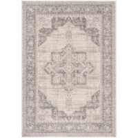 SAFAVIEH Brentwood Collection BNT865B Cream / Grey Rug 5'-3  X 7'-6