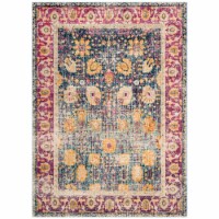 SAFAVIEH Granada Collection GRA350A Blue / Fuchsia Rug 10' x 14'