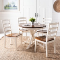 SAFAVIEH Shay 5-Piece Dining Set White / Natural