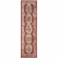 Safavieh BIJ647R-26 2 ft. 3 in. x 6 ft. Bijar Rectangle Power-Loomed Rug - Red & Rust