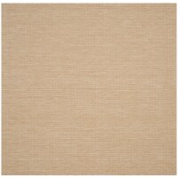 Safavieh CY8521-03012-5SQ 5 ft. 3 in. x 5 ft. 3 in. Courtyard Square Power-Loomed Rug - Natur