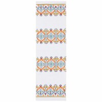 Safavieh CDR101P-28 2 ft. 3 in. x 8 ft. Cedar Brook Rectangle Hand-Loomed Rug - Ivory & Orang