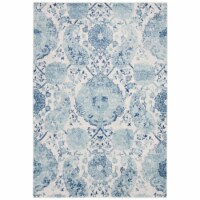 Safavieh MAD600E-5 5 ft. 1 in. x 7 ft. 6 in. Madison Rectangle Power-Loomed Rug - Cream & Tur