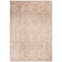 Safavieh MAD604H-6 6 ft. 7 in. x 9 ft. 2 in. Madison Rectangle Power-Loomed Rug - Cream & Ora