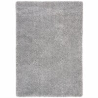 Safavieh RYG115G-5 5 ft. 3 in. x 7 ft. 6 in. Royal Shag 100 Rectangle Power-Loomed Rug - Silv