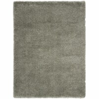 Safavieh RYG115Y-5 5 ft. 3 in. x 7 ft. 6 in. Royal Shag 100 Rectangle Power-Loomed Rug - Gree