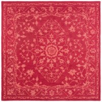 Safavieh DDY702Q-7SQ 7 x 7 ft. Dip Dye Square Hand-Tufted Rug - Red