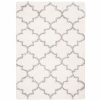 Safavieh FNT818A-4 4 x 6 ft. Fontana Shag Rectangle Rug - Cream & Grey