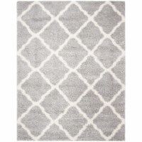 Safavieh FNT821G-8 8 x 10 ft. Fontana Shag Rectangle Rug - Grey & Cream