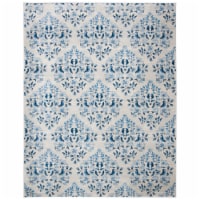 Martha Stewart Cream/Blue Brentwood Rug