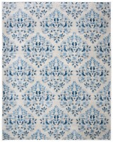Martha Stewart Brentwood Rug - Cream/Blue