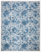 Martha Stewart Brentwood Rug - Cream/Blue