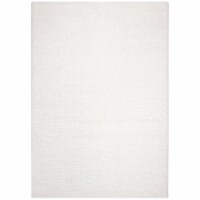 Safavieh AUG900A-5 5 ft. 3 in. x 7 ft. 6 in. August Shag 900 Power-Loomed Rectangle Rug - Whi