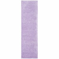 Safavieh AUG900V-28 August Shag Power Loomed Runner Area Rug, Lilac - 2 ft.-3 in. x 8 ft.