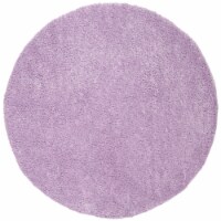 SAFAVIEH August Shag Collection AUG900V Lilac Rug 6' 7 round