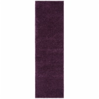 Safavieh AUG900W-28 2 ft. 3 in. x 8 ft. August Shag 900 Power-Loomed Rectangle Rug - Purple