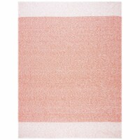 Safavieh NAN148P-5 5 x 8 ft. Nantucket Rectangle Hand Loomed Area Rug, Ivory & Rust