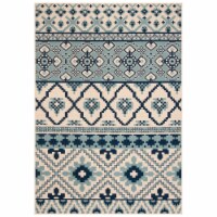Safavieh VER097-3934-6 6 ft. 7 in. x 9 ft. 6 in. Veranda Rectangle Power Loomed Area Rug, Tur
