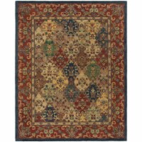 SAFAVIEH Heritage HG911B Handmade Beige / Burgundy Rug 9' 6  x 13' 6