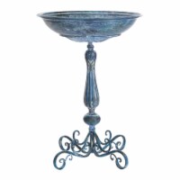 SAFAVIEH Outdoor Collection Orian Bird Bath Mossy Blue