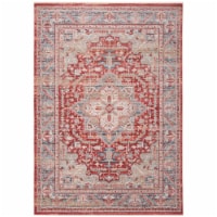 SAFAVIEH Kenitra Collection KRA628R Red / Blue Rug 8' x 10'