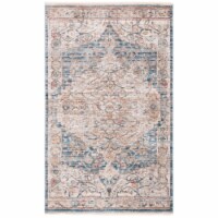 SAFAVIEH Kenitra Collection KRA661M Blue / Ivory Rug 2' 2 x 4'