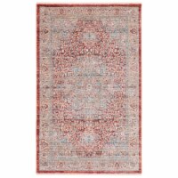 SAFAVIEH Kenitra Collection KRA672R Red / Blue Rug 2' 2 x 4'