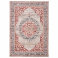 SAFAVIEH Kenitra Collection KRA678B Ivory / Red Rug 9' x 12'